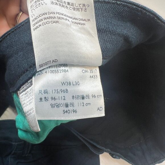 Levis 511 Jeans Mens 38x30 Slim Fit Medium Wash Stretch Casual Classic - Picture 7 of 7